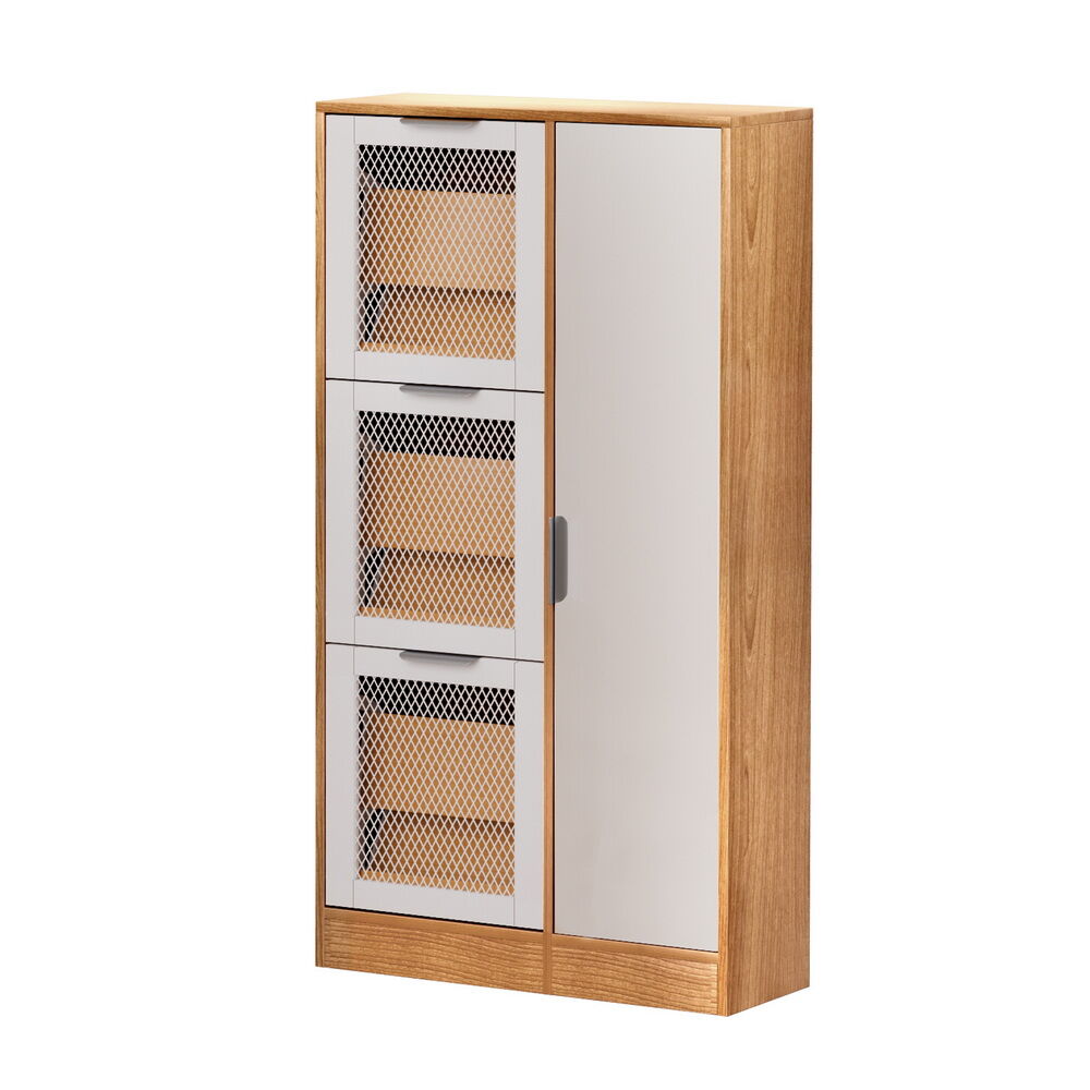 Mirror Shoe Cabinet White Mesh Price
