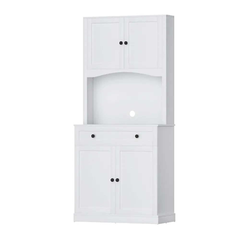 Buffet Sideboard Cabinet Cupboard Pantry Storage Shelves Hutch White Price