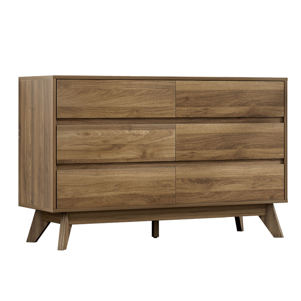 6 Chest of Drawers - XAVI Walnut Price