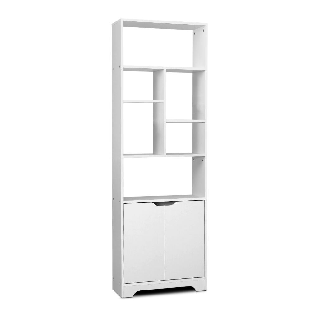 Bookshelf with Cabinet - GINA White Price