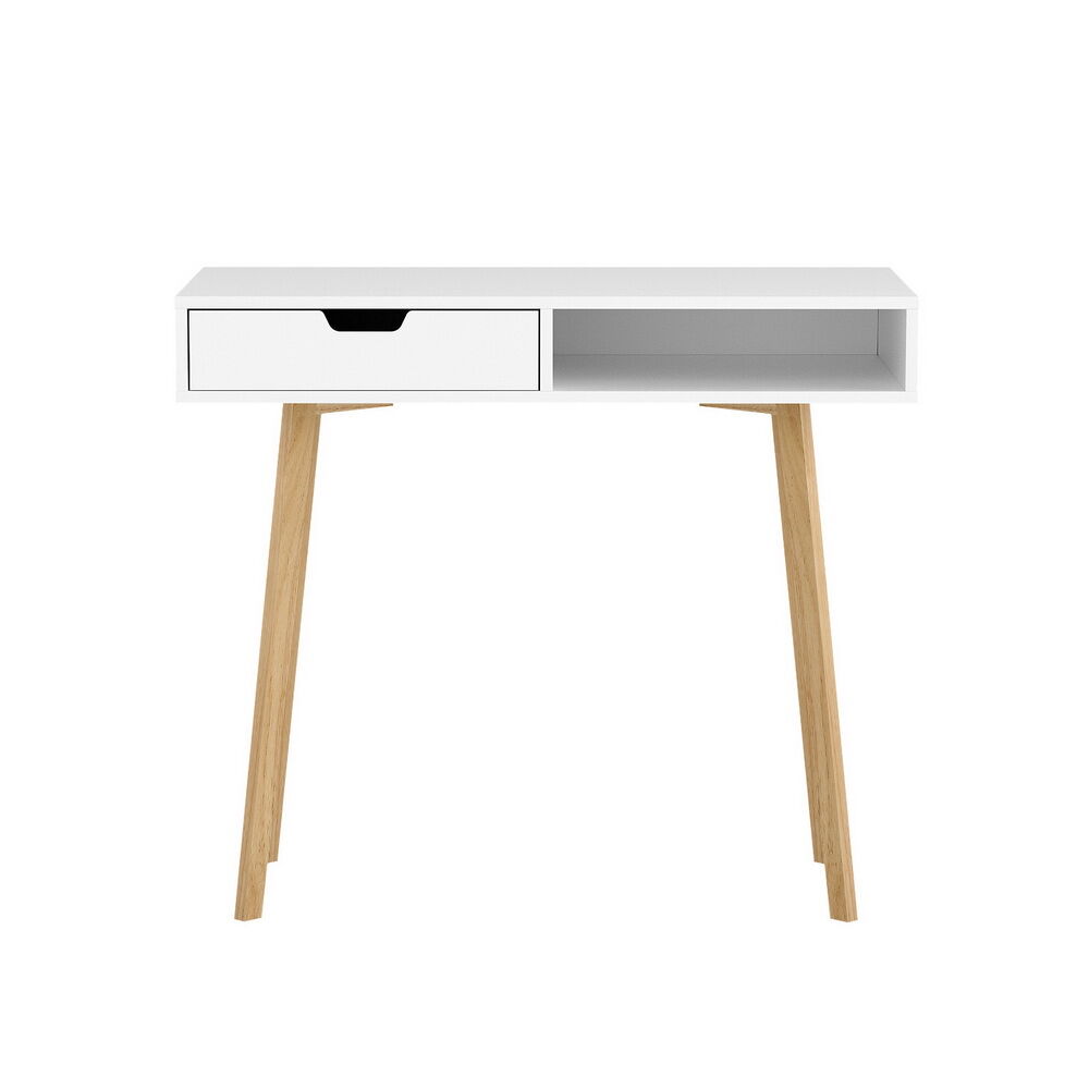 Computer Desk Drawer Cabinet Shelf White 90CM Price