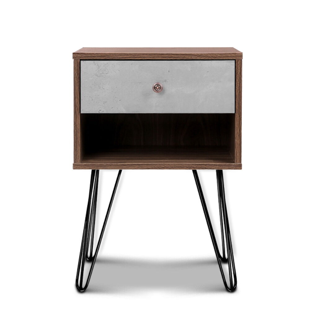 Bedside Table 1 Drawers with Shelf - LARS Price