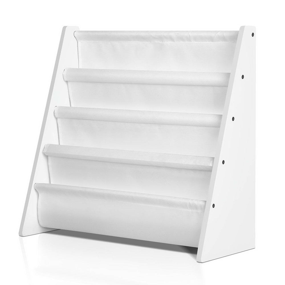 4 Tiers Kids Bookshelf Magazine Shelf Children Bookcase Rack Organiser Price