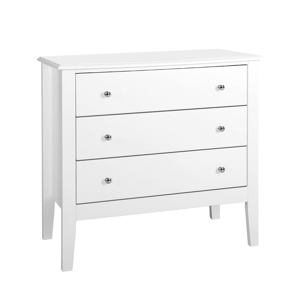 3 Chest of Drawers - BRITTANY White Price