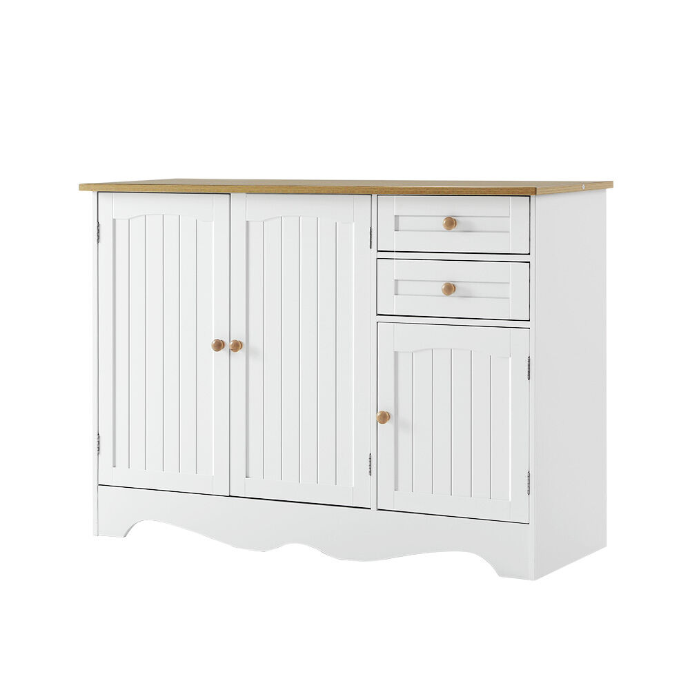 Buffet Sideboard 3 Doors - BERNE White Price