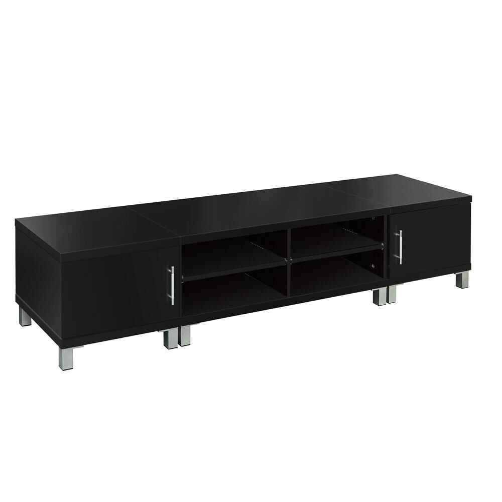 TV Cabinet Entertainment Unit 190cm Black Danson Price