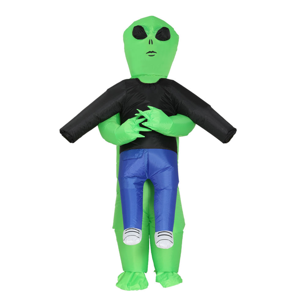 Inflatable Green Alien Costume Adult Suit Blow Up Party Fancy Dress Halloween Cosplay Price