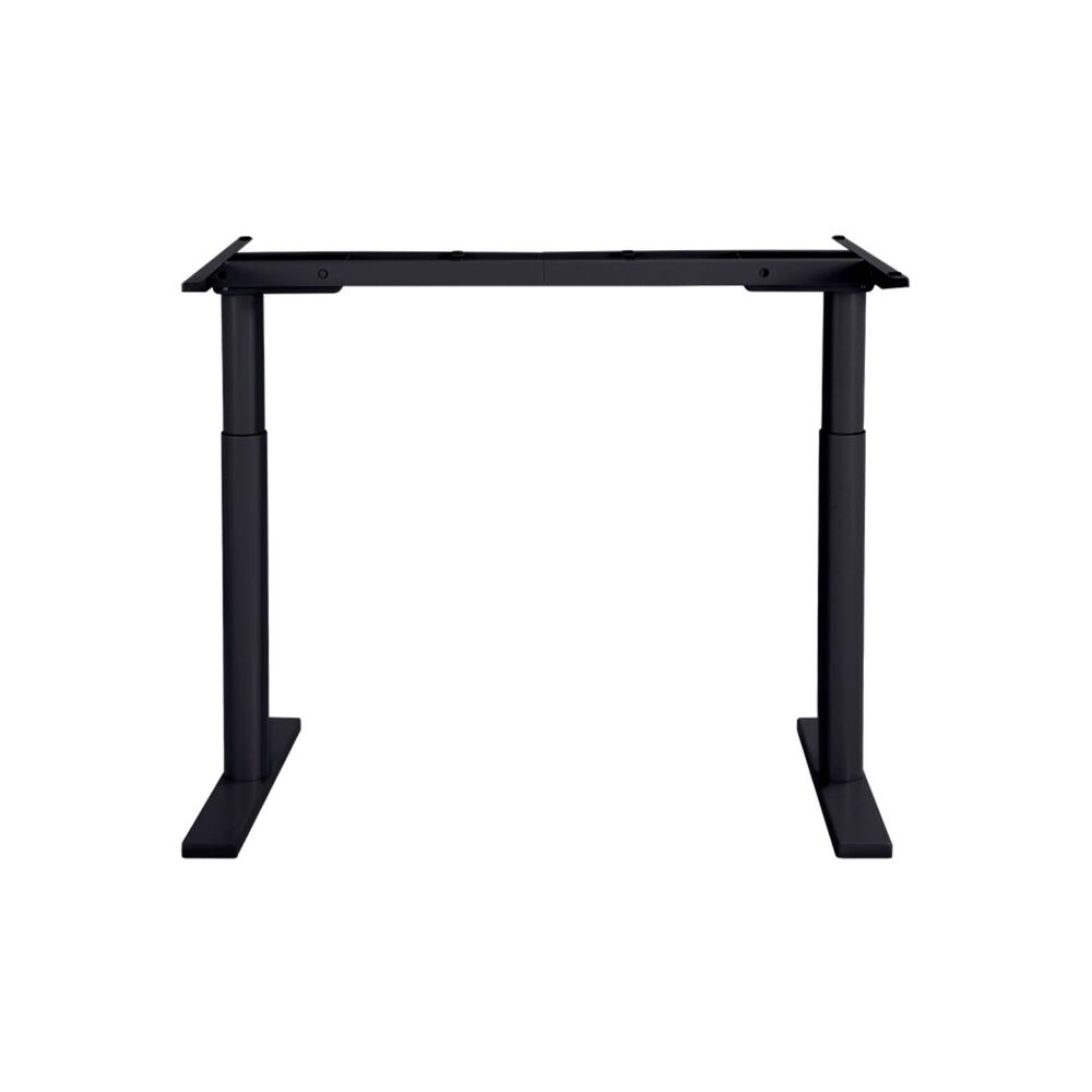 Standing Desk Sit Stand Motorised Adjustable Frame Only Dual Motor Black Price