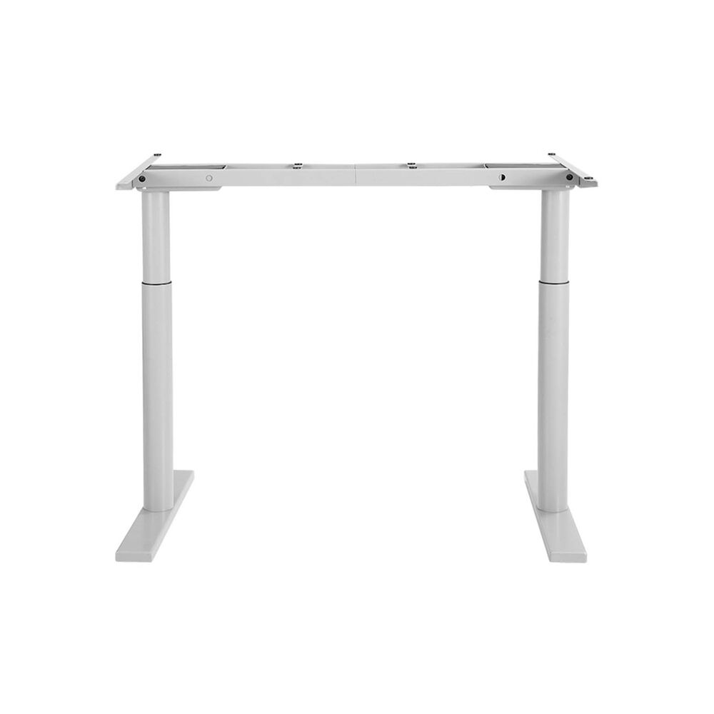 Standing Desk Sit Stand Motorised Adjustable Frame Only Dual Motor White Price