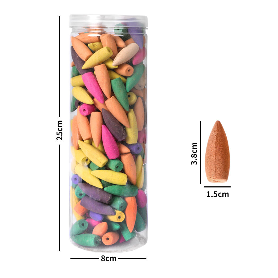 188x Incense Cones Colorful for Backflow Price