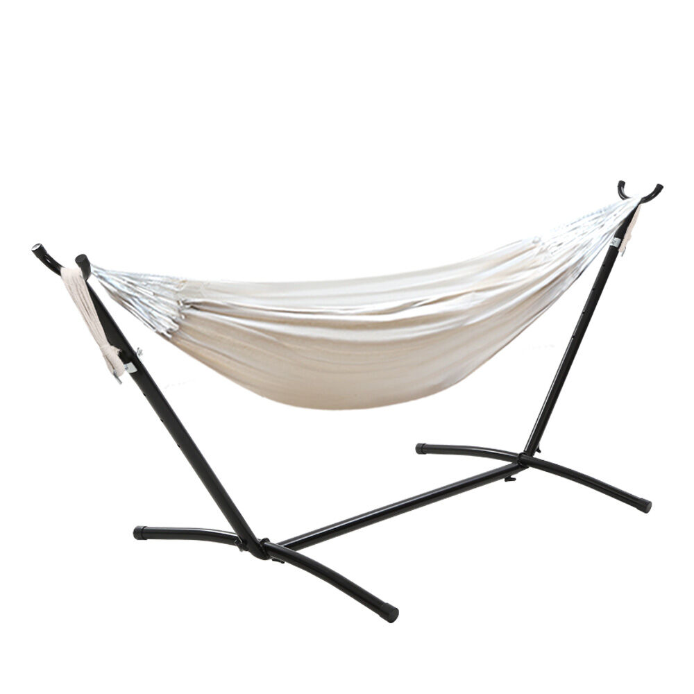 Hammock Bed Camping Chair Outdoor Lounge Single Cotton with Stand Price