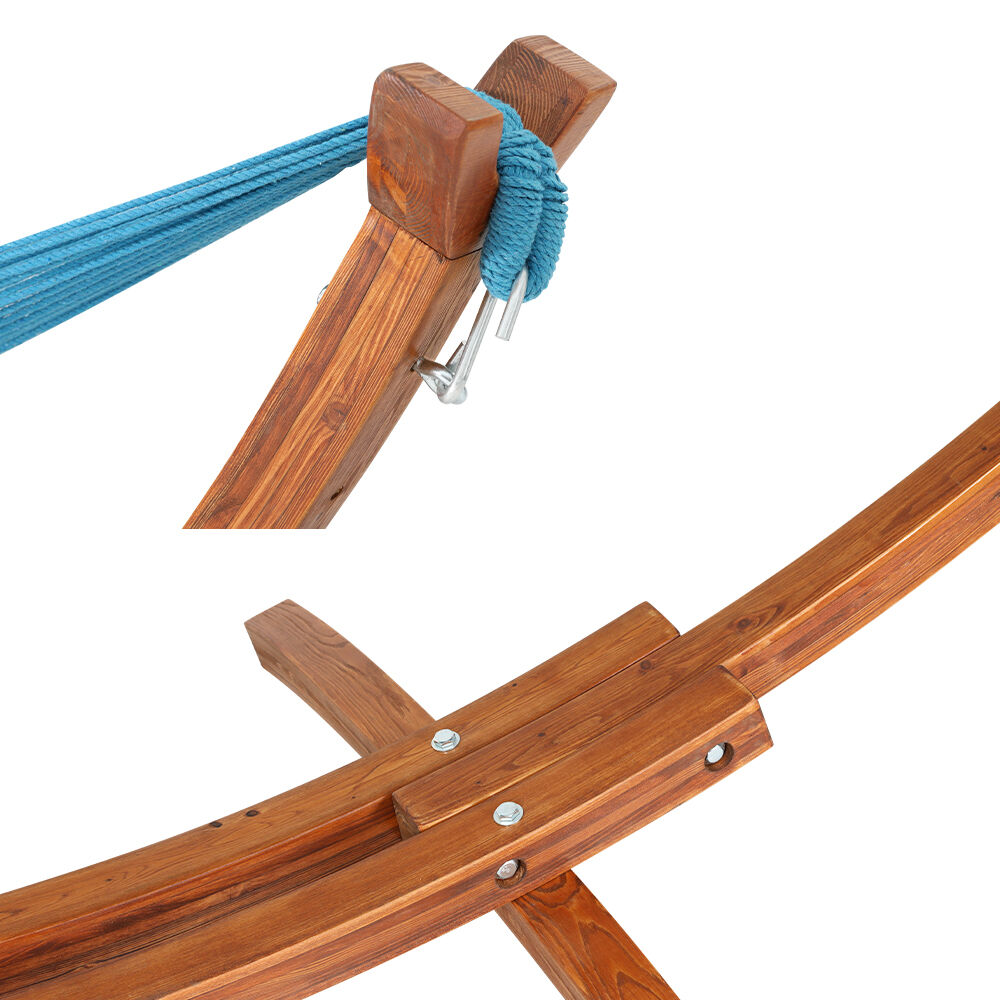 Hammock Bed Outdoor Camping Timber Hammock Wooden Stand Price