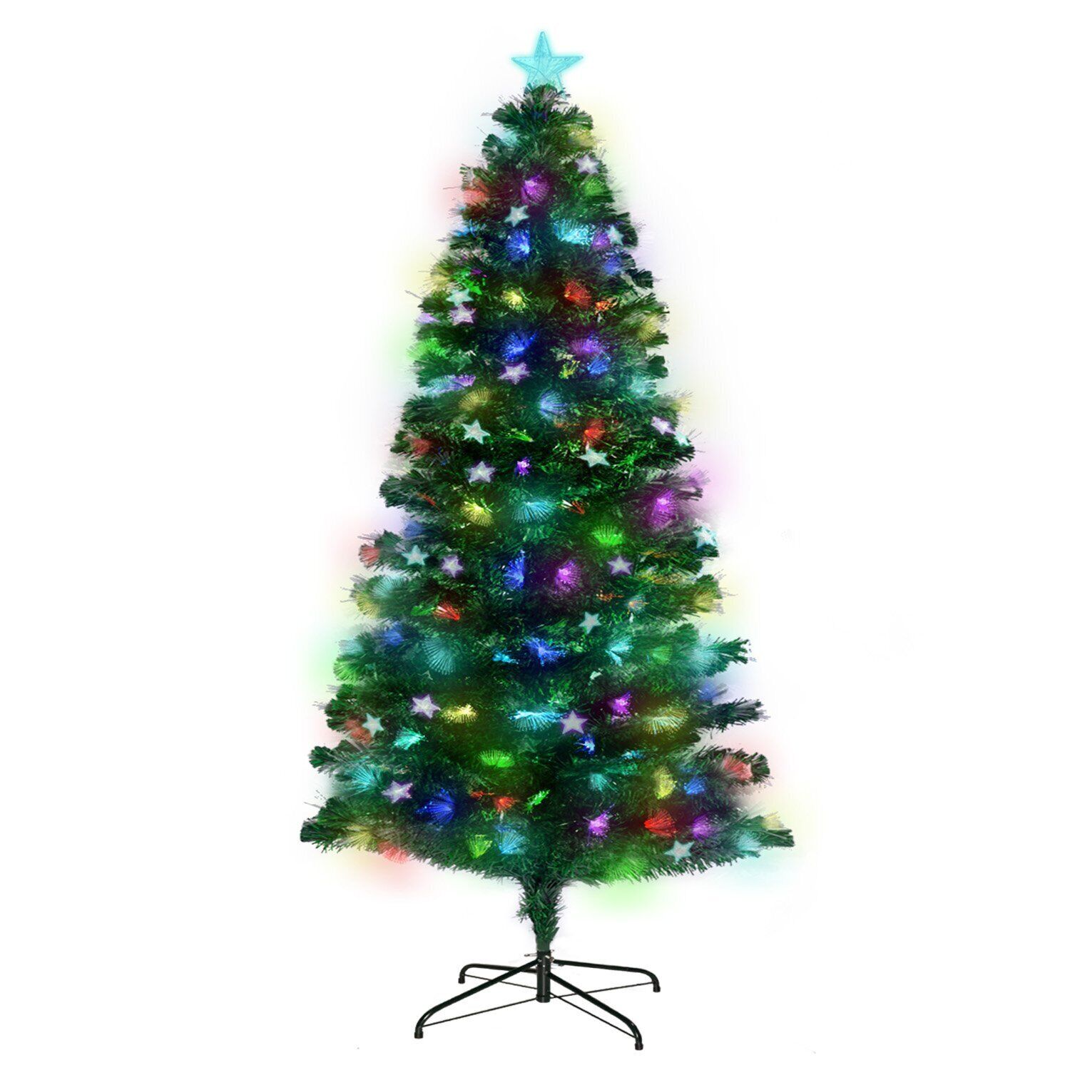 Christabelle Enchanted Pre Lit Fibre Optic Christmas Tree Stars Price