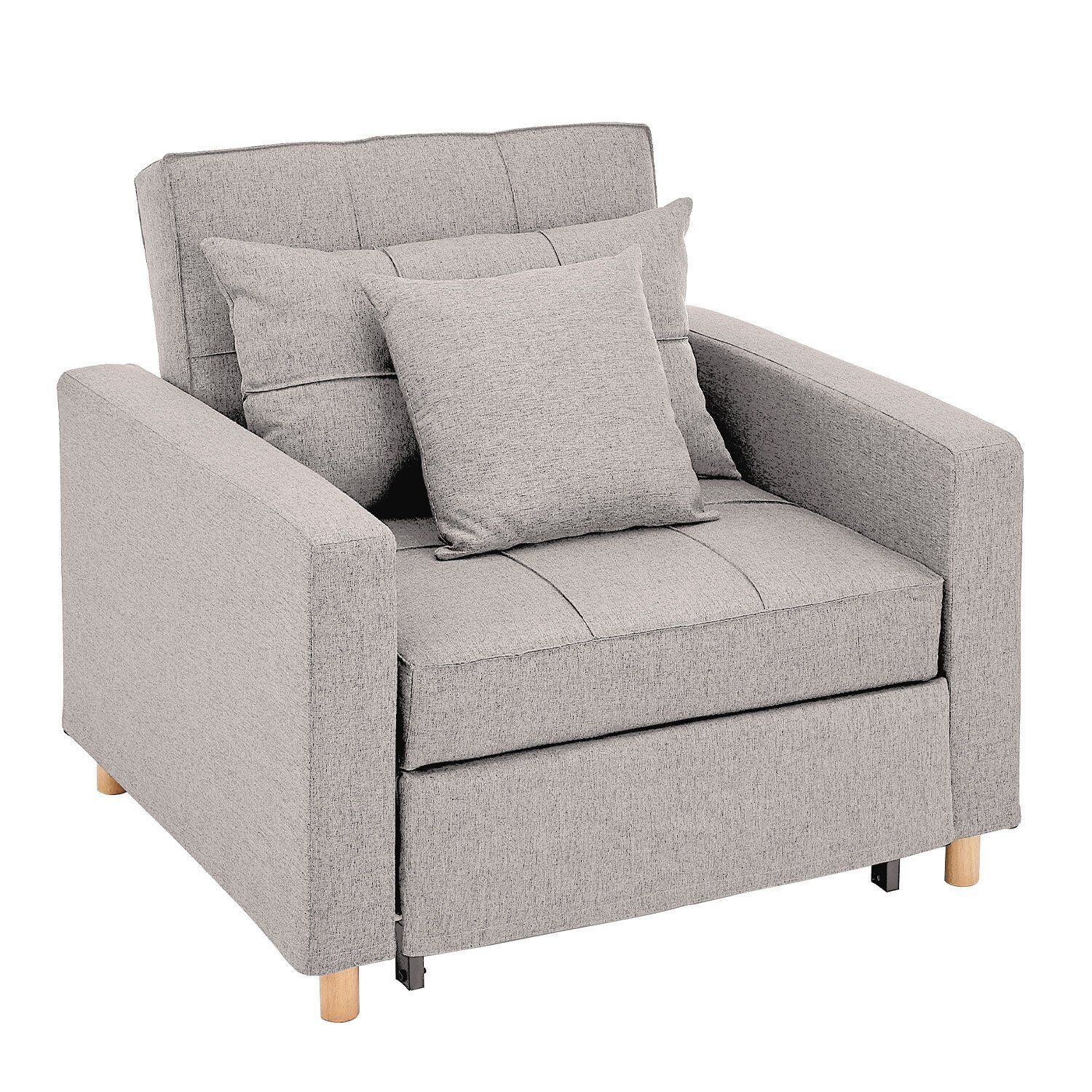 Suri 3-in-1 Convertible Lounge Chair Bed by Sarantino Price
