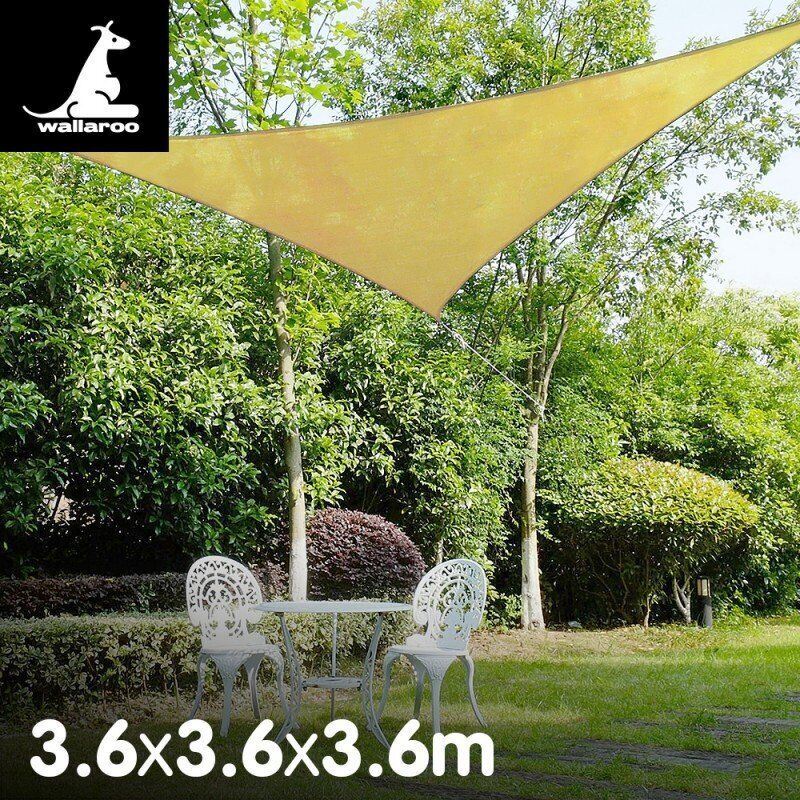 Wallaroo Triangle Shade Sail - Sand Price