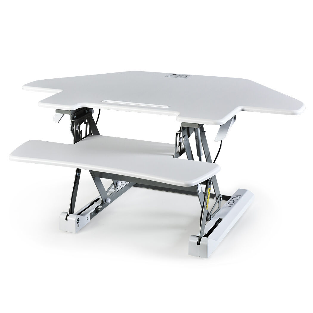 FORTIA Desk Riser Monitor Standing Stand For Corner Desk Adjustable Price