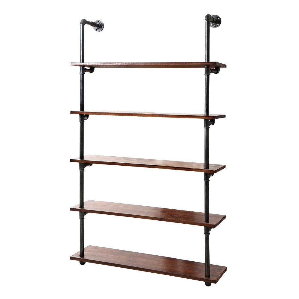 Display Shelves Wall Brackets Bookshelf Industrial DIY Pipe Shelf Rustic Price