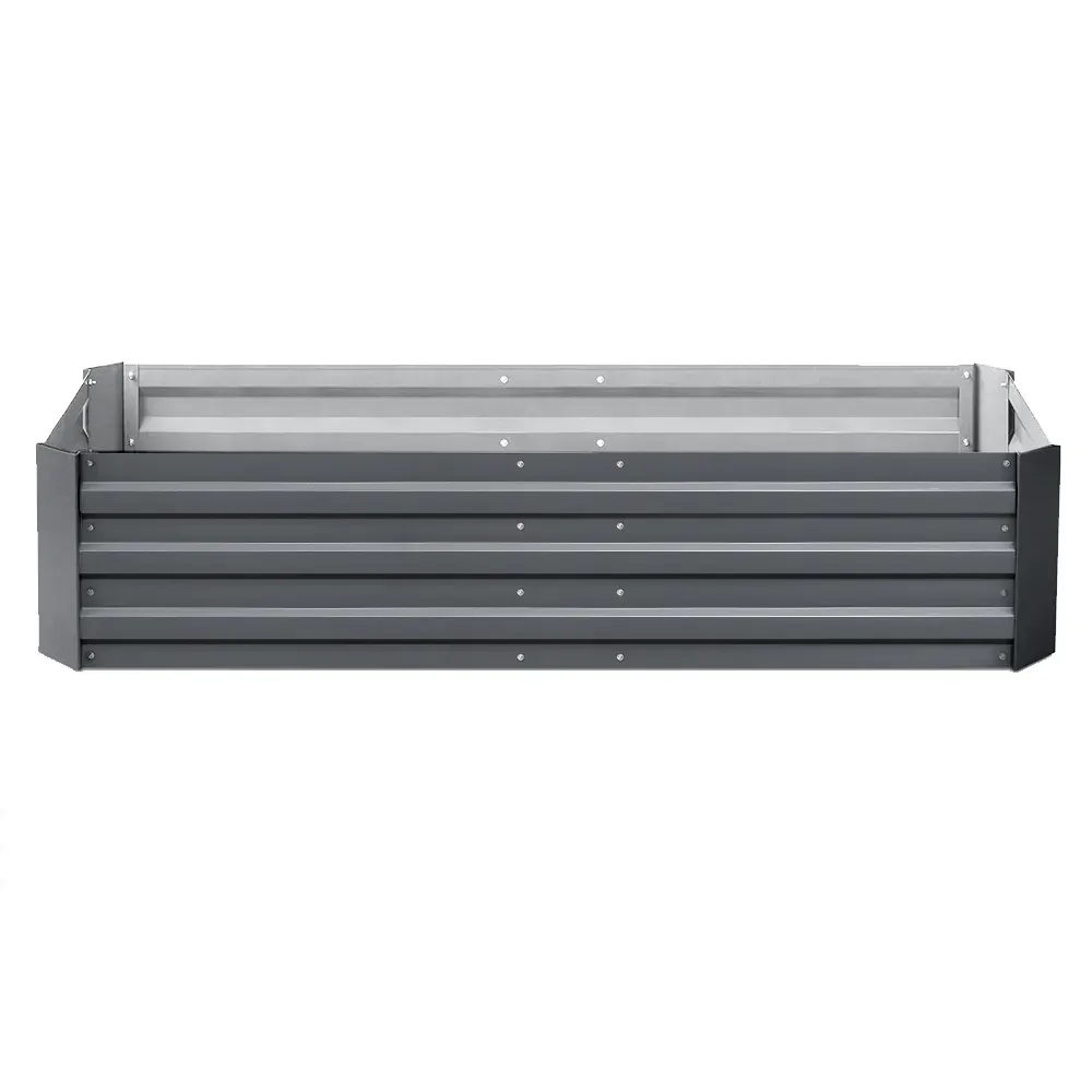 Green Fingers Galvanised Steel Garden Bed - Aliminium Grey Price