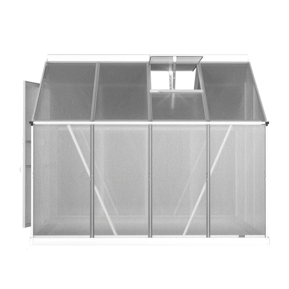 Greenhouse Aluminium Green House Polycarbonate Garden Shed Price
