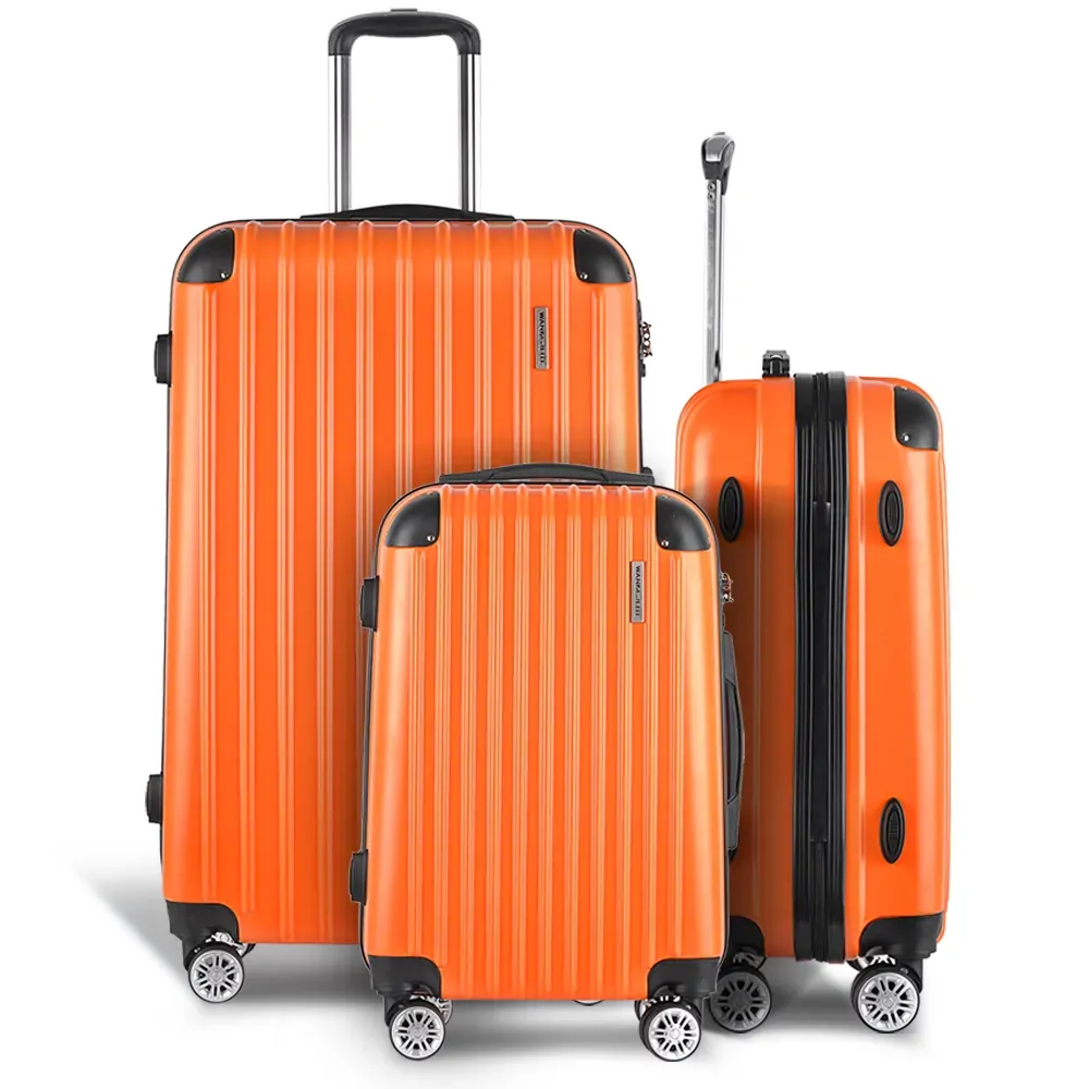 3pc Luggage Sets Trolley Travel Suitcases TSA Hard Case Price