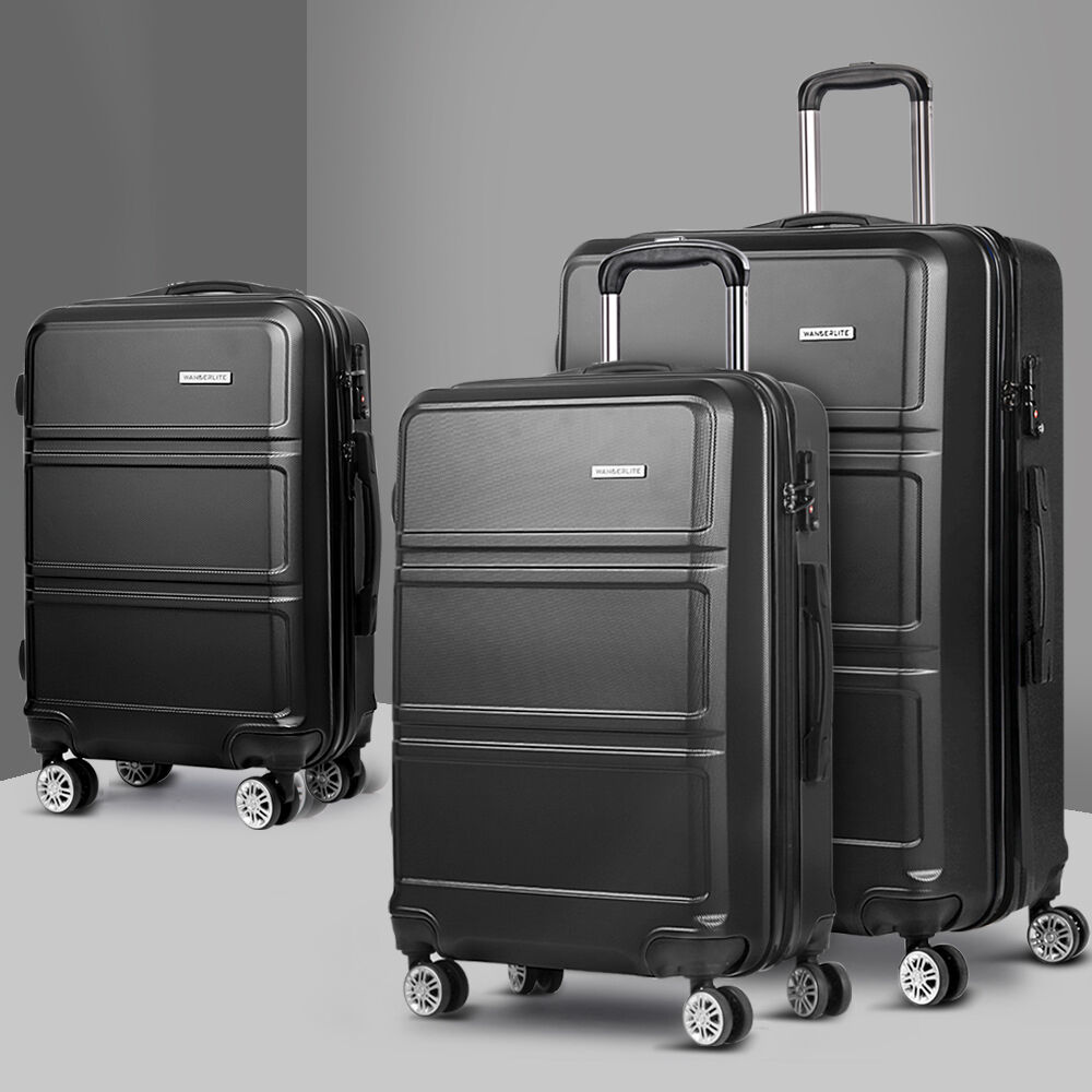 Luggage Trolley Travel Suitcase Set TSA Lock Hard Case Price