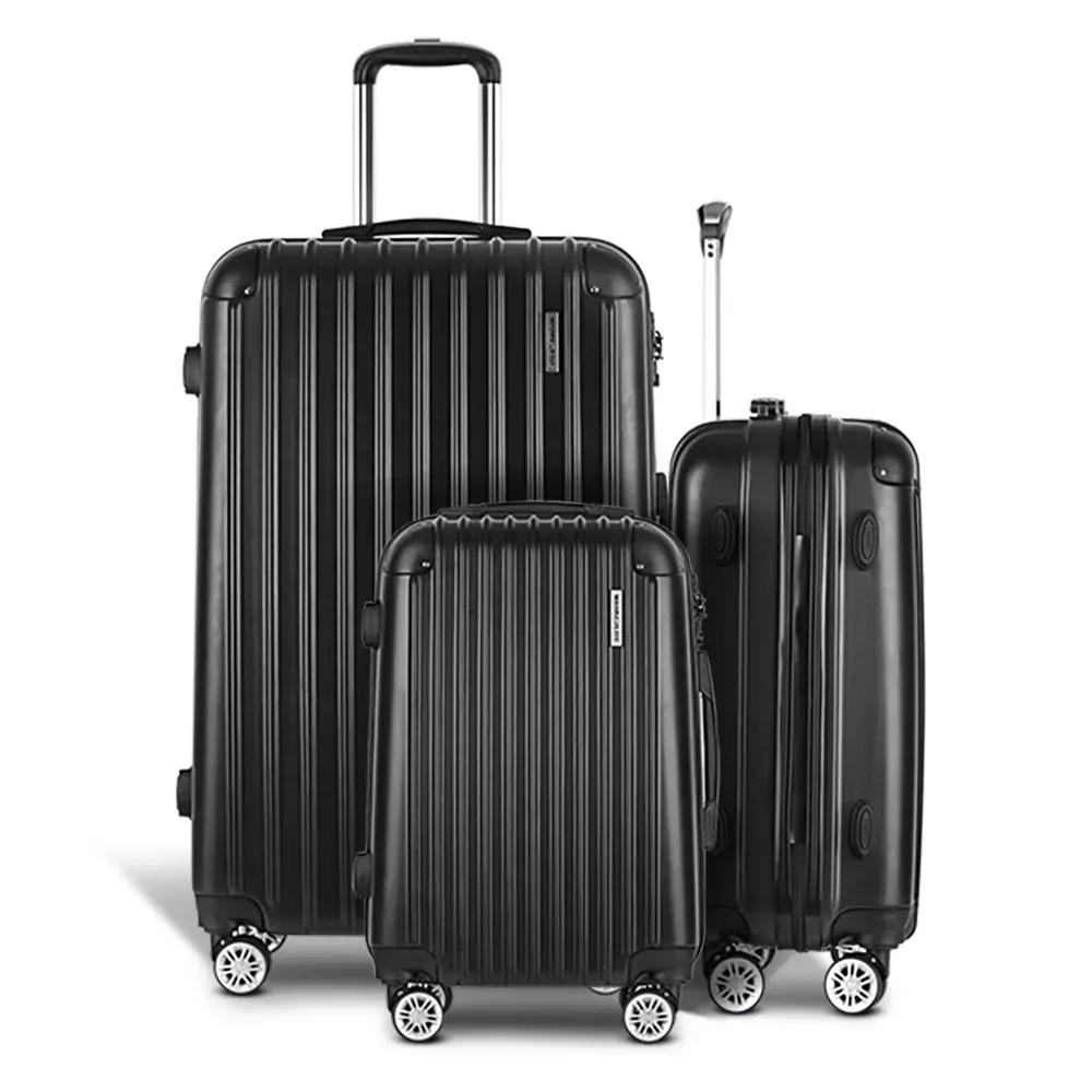 3pcs Luggage Set Travel Suitcase Storage Organiser TSA lock Price