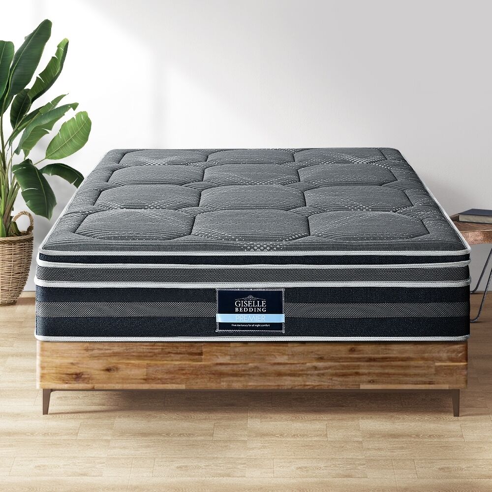 Batesville 35CM Mattress Bed 7 Zone Dual Euro Top Pocket Spring Medium Firm Price