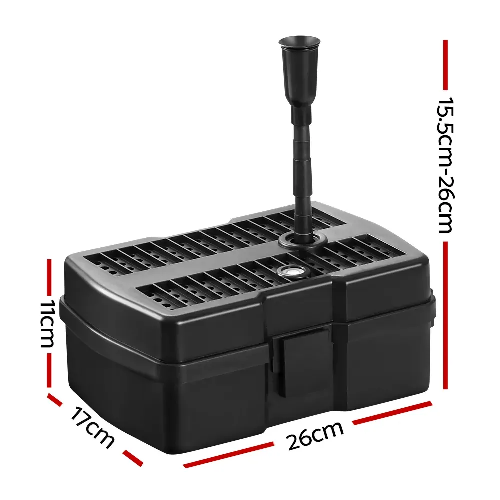 Solar Pond Pump with Eco Filter Box Water Fountain Kit Price
