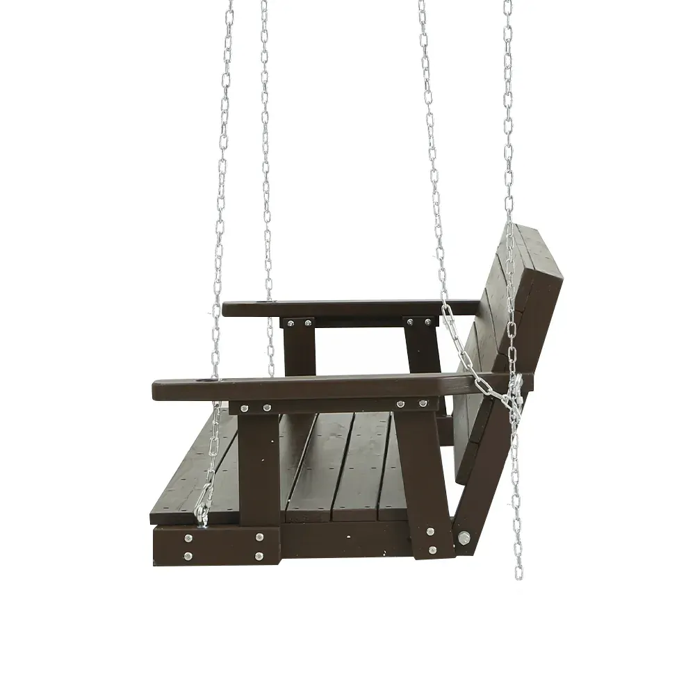 Porch Swing Chair with Chain Outdoor Furniture 3 Seater Bench Wooden Price
