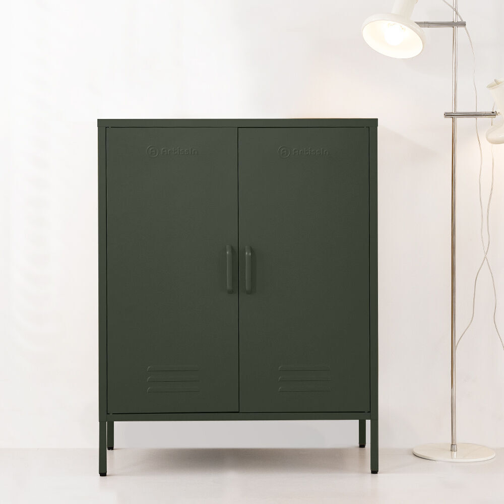 Artiss Buffet Sideboard Metal Cabinet - SWEETHEART Charcoal Price