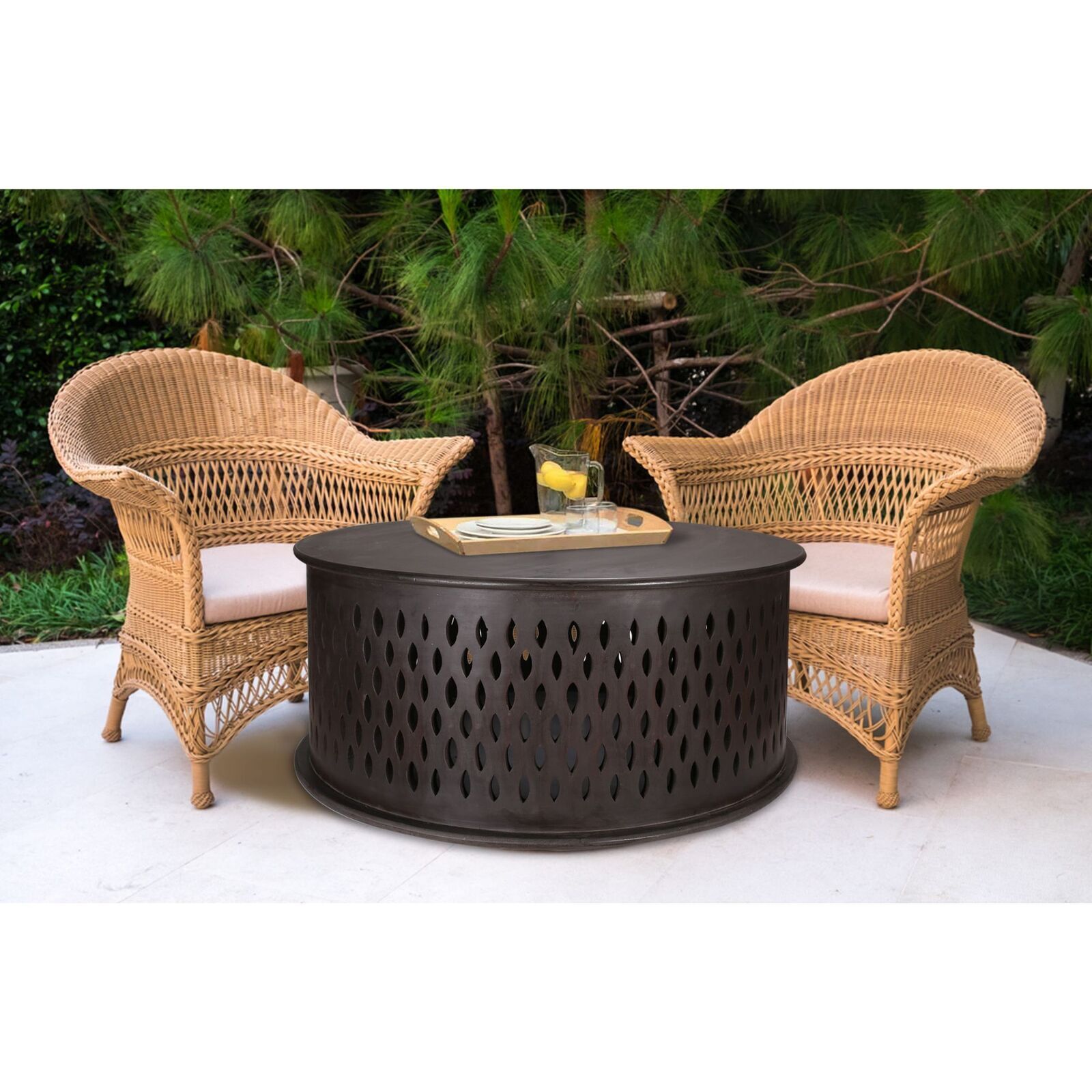 Swampscott Wooden Round Side Table Sofa End Tables Price