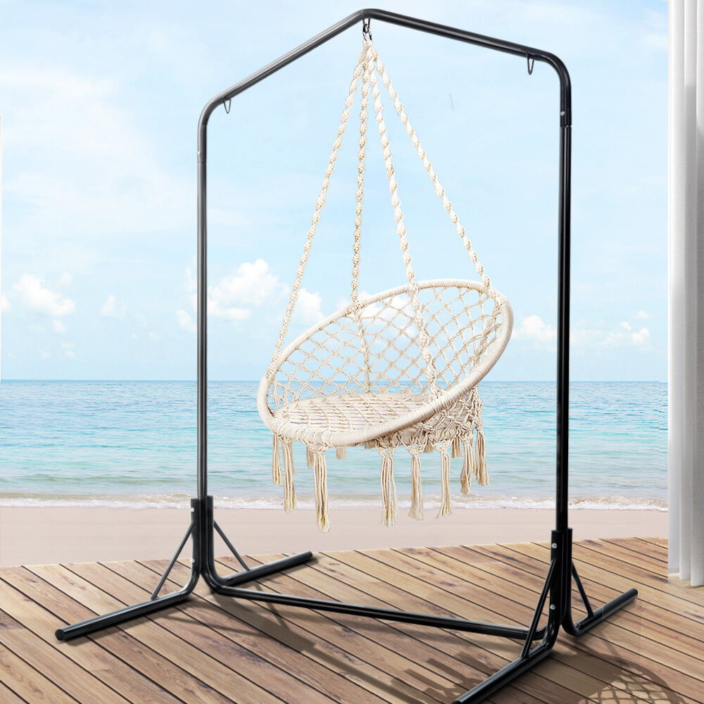 Hammock Chair Swing Bed Relax Rope Portable Outdoor Hanging Indoor 124CM Price