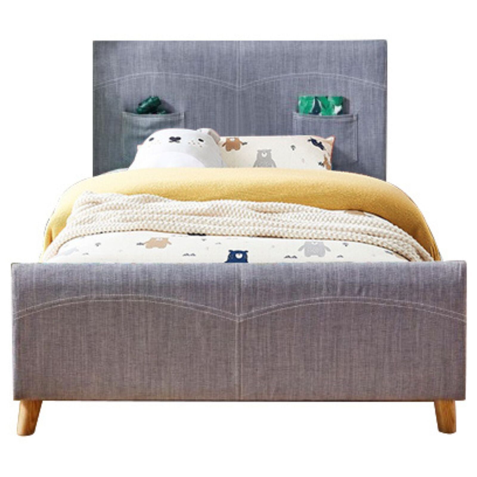 Altamonte Kids Bed Fabric Upholstered Children Kid Timber Frame Price