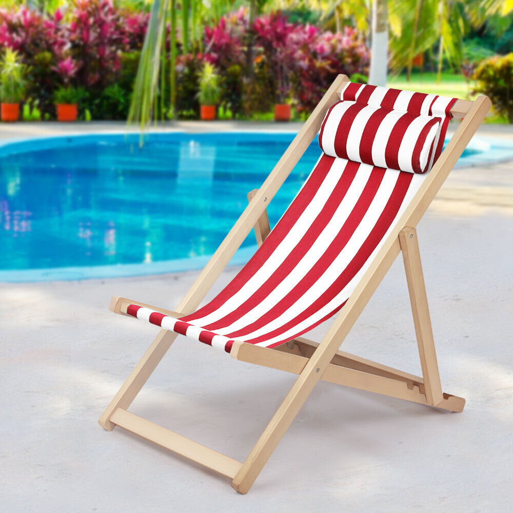 Outdoor Chairs Sun Lounge Deck Beach Chair Folding Wooden Patio Furniture Price