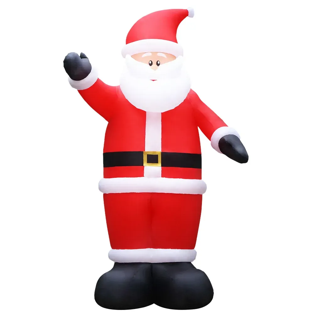 Jingle Jollys Christmas Inflatable Santa Decorations Outdoor Air-Power Light Price
