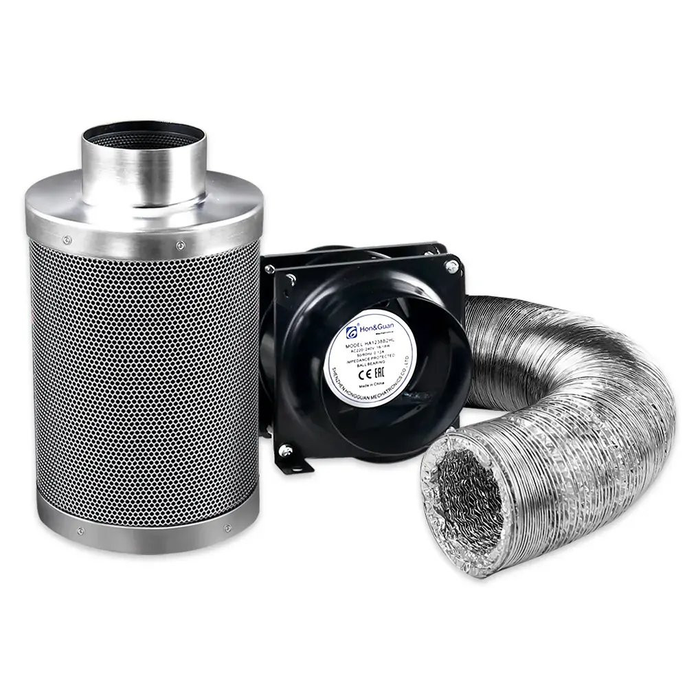 Hydroponics Grow Tent Ventilation Kit Vent Fan Carbon Filter Duct Ducting Price