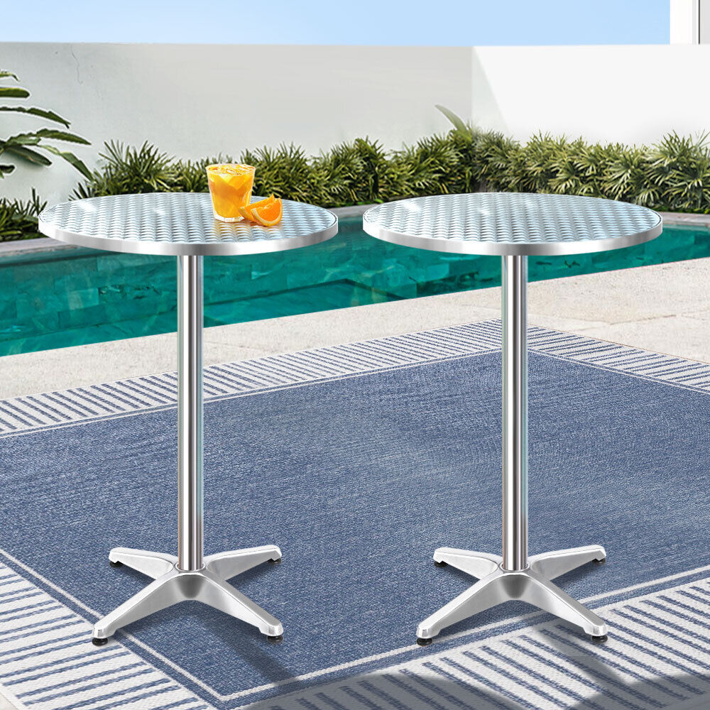 Outdoor Bar Table Indoor Furniture Adjustable Aluminium Price