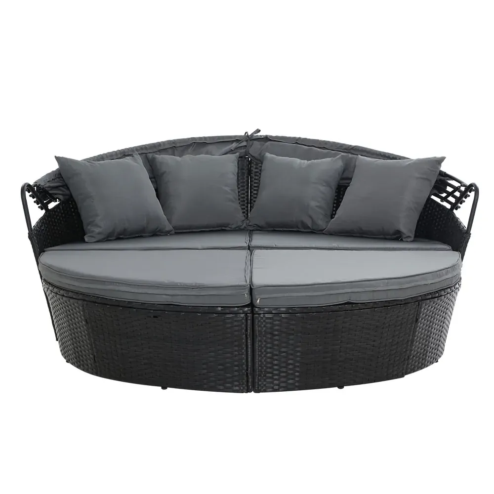 Outdoor Lounge Setting Patio Furniture Sofa Wicker Garden Rattan Set Day Bed Price