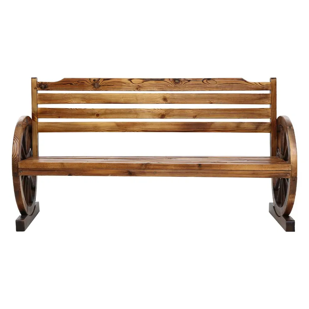 Garden Bench Wooden Wagon Chair Outdoor Furniture Backyard Lounge Price