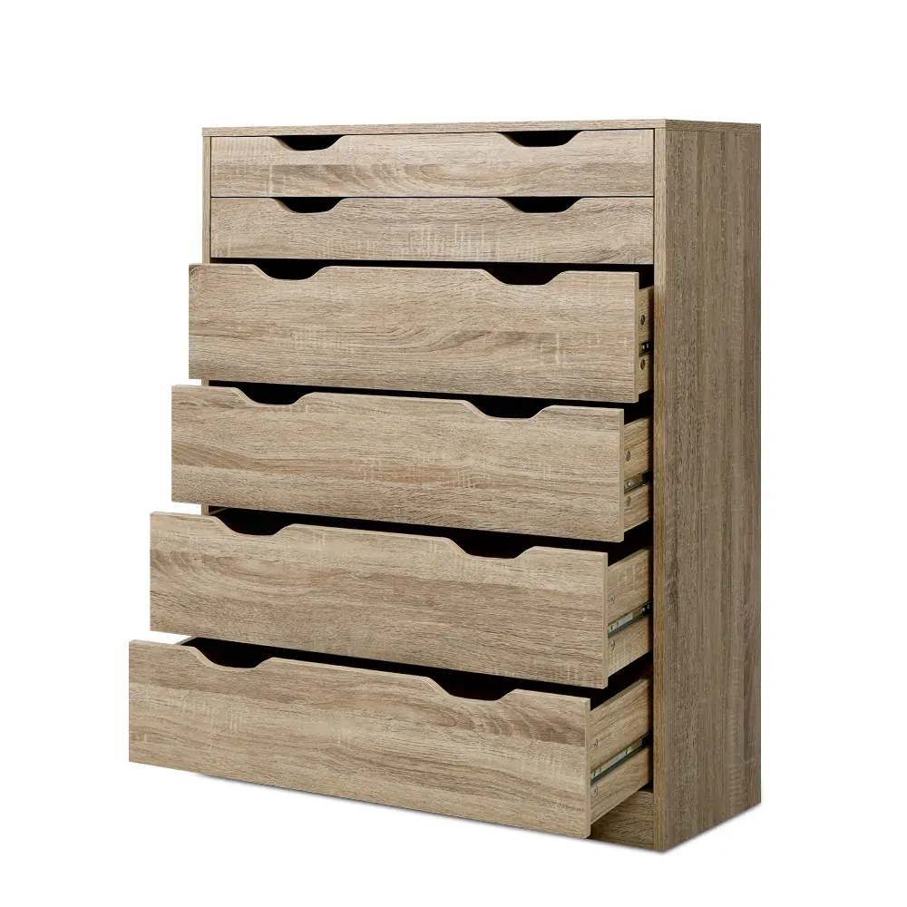 6 Chest of Drawers Tallboy Dresser Table Storage Cabinet Bedroom Price