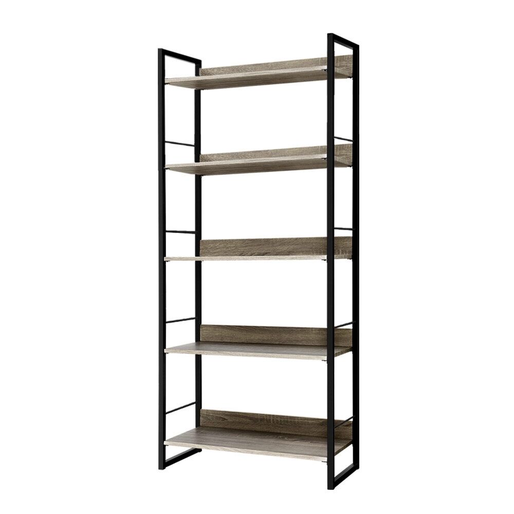 Bookshelf Display Shelves Metal Bookcase Wooden Book Shelf Wall Storage Price