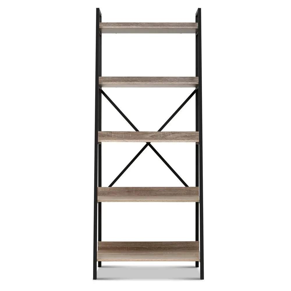 Bookshelf Metal Bookcase Bookshelves Oak Book Shelf Display Storage Price