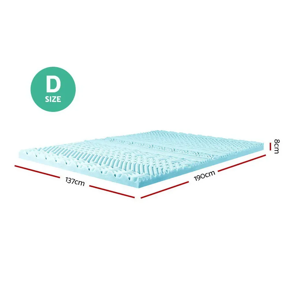Bedding 11-zone Memory Foam Mattress Topper 8cm Price