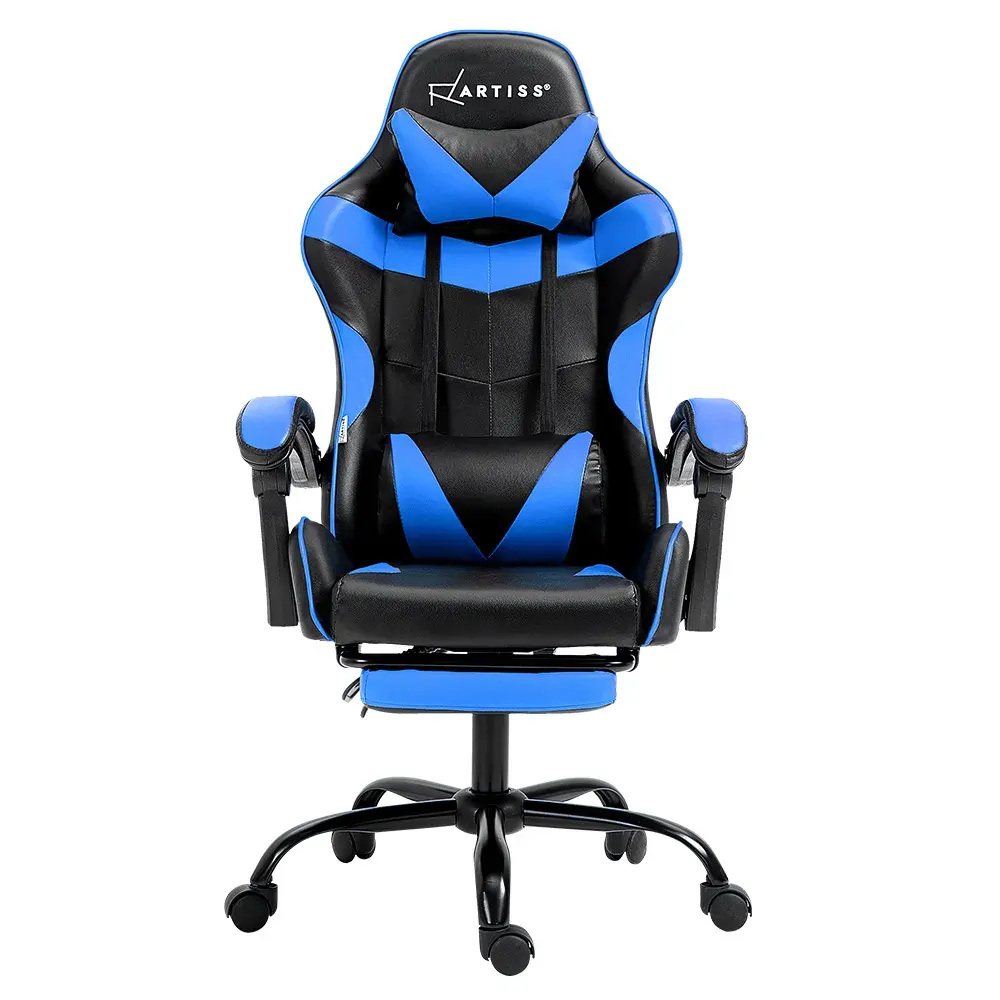 Office Chair Leather Gaming Chairs Footrest Recliner Study Work Price