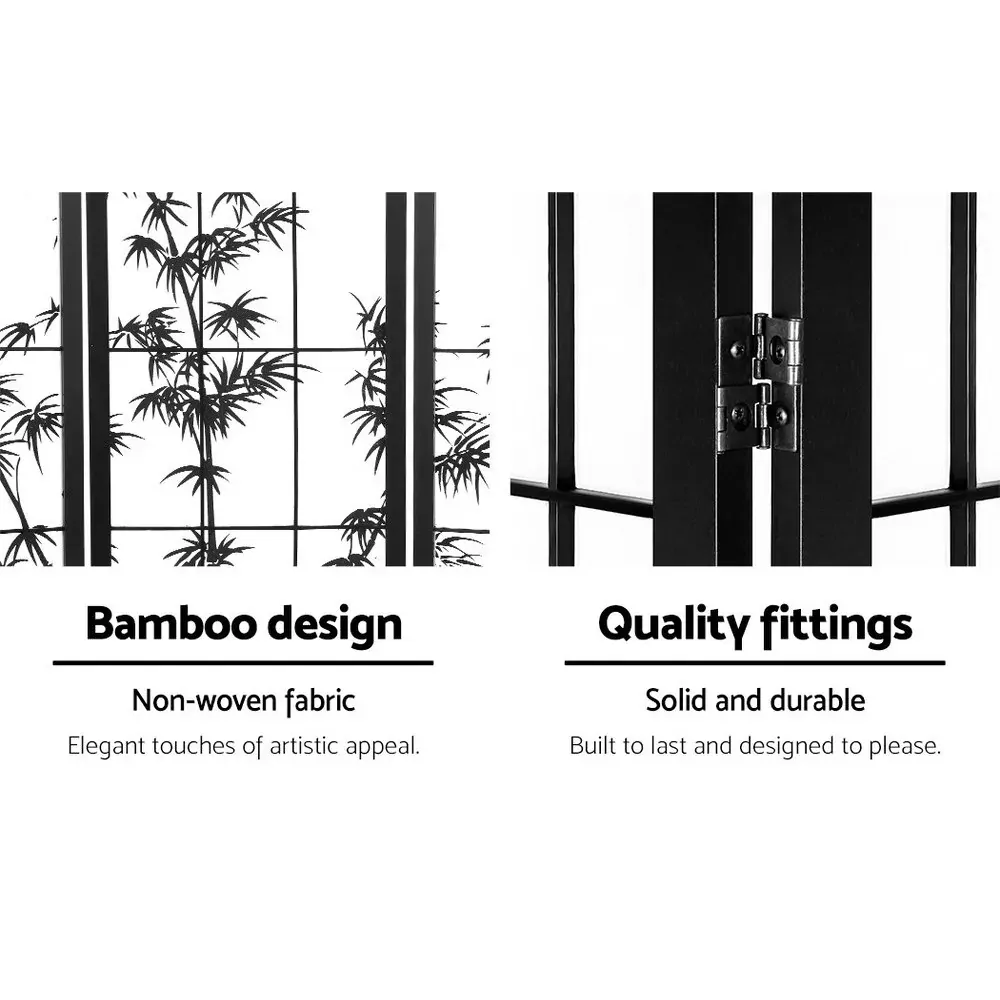 Pleasanton Room Divider Screen Privacy Dividers Pine Wood Stand Black White Price