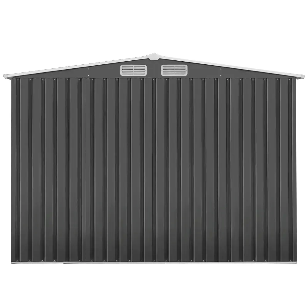 Garden Shed Outdoor Storage Sheds Workshop Metal Base Grey Price