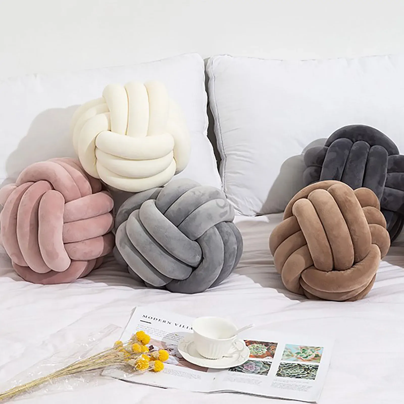 Cushion-Velvet Knot-30cm x 30cm Price
