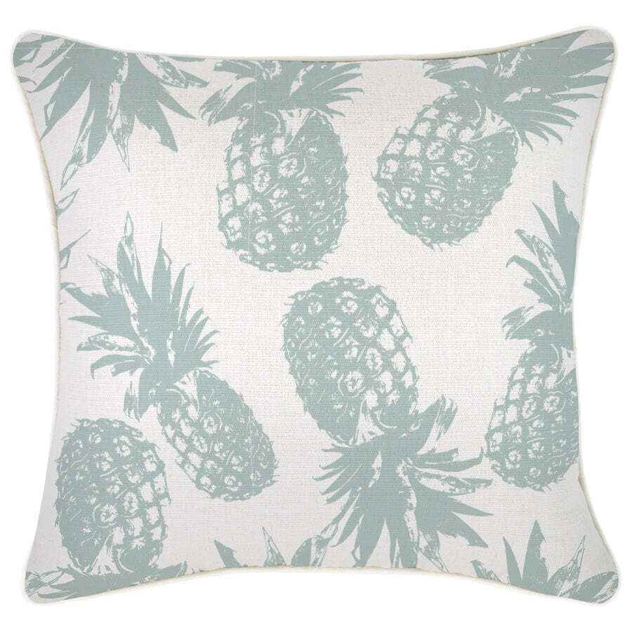 Cushion Cover-With Piping-Pineapples Seafoam Price