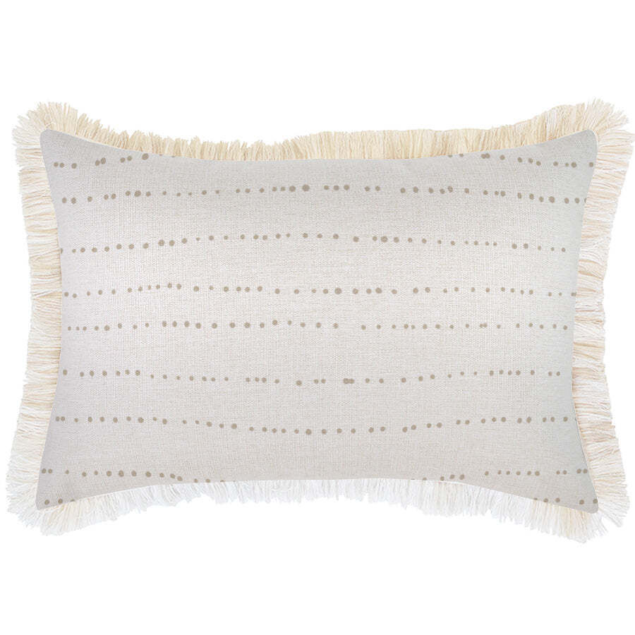 Cushion Cover-Coastal Fringe Natural-Journey Beige Price