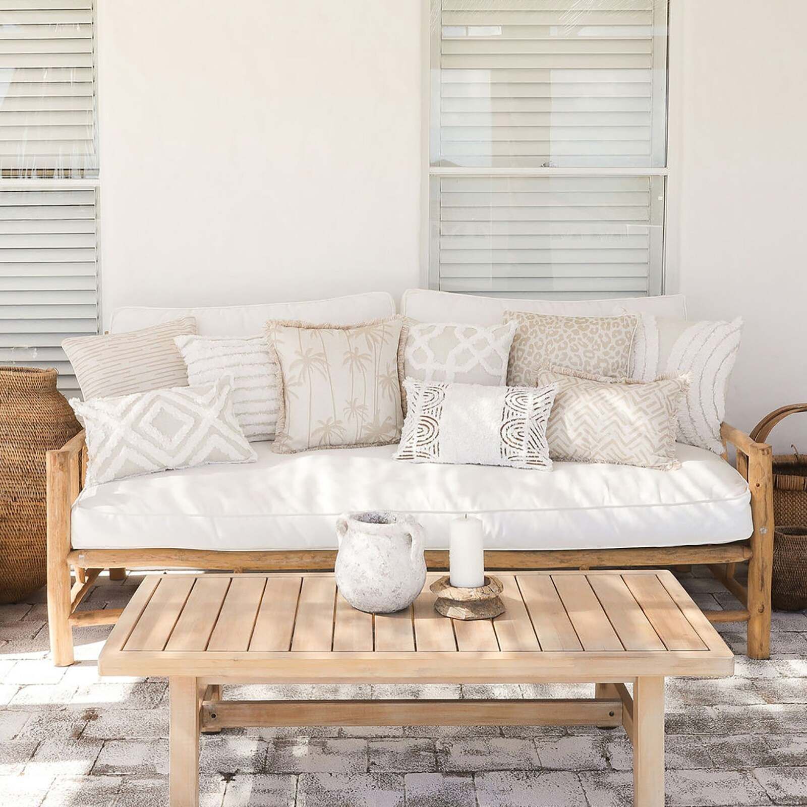 Cushion Cover-Boho Textured Single Sided Price